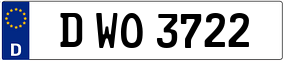 Truck License Plate
